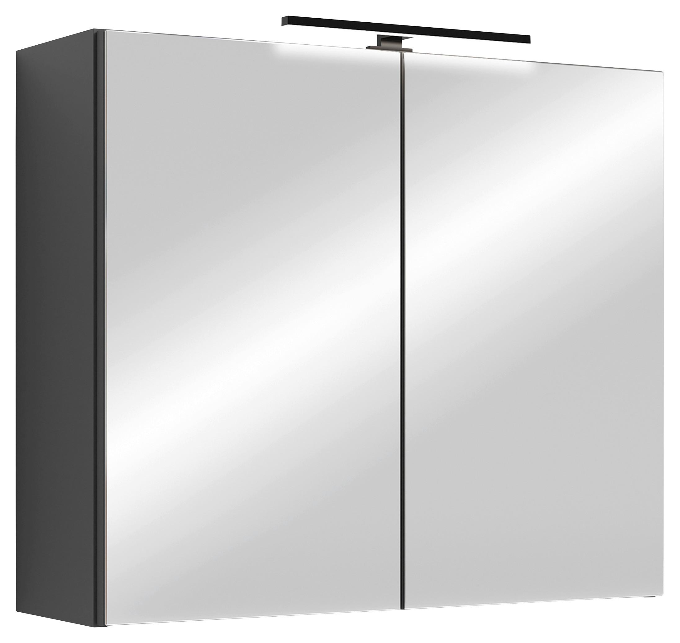 Spiegelschrank Spree Anthrazit - MODERN, Glas/Holzwerkstoff (70/60/20cm) - MID.YOU