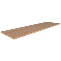 Arbeitsplatte APL220 in Eichefarben ca. 60x220cm - Eichefarben, Holzwerkstoff (220/60cm) - FlexWell