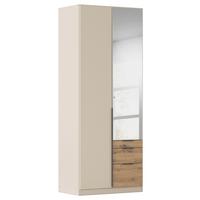 DULAP USI ROTATIVE ALABAMA - argintiu/culoare lemn stejar, Trend, material pe bază de lemn (91/229/54cm) - Modern Living