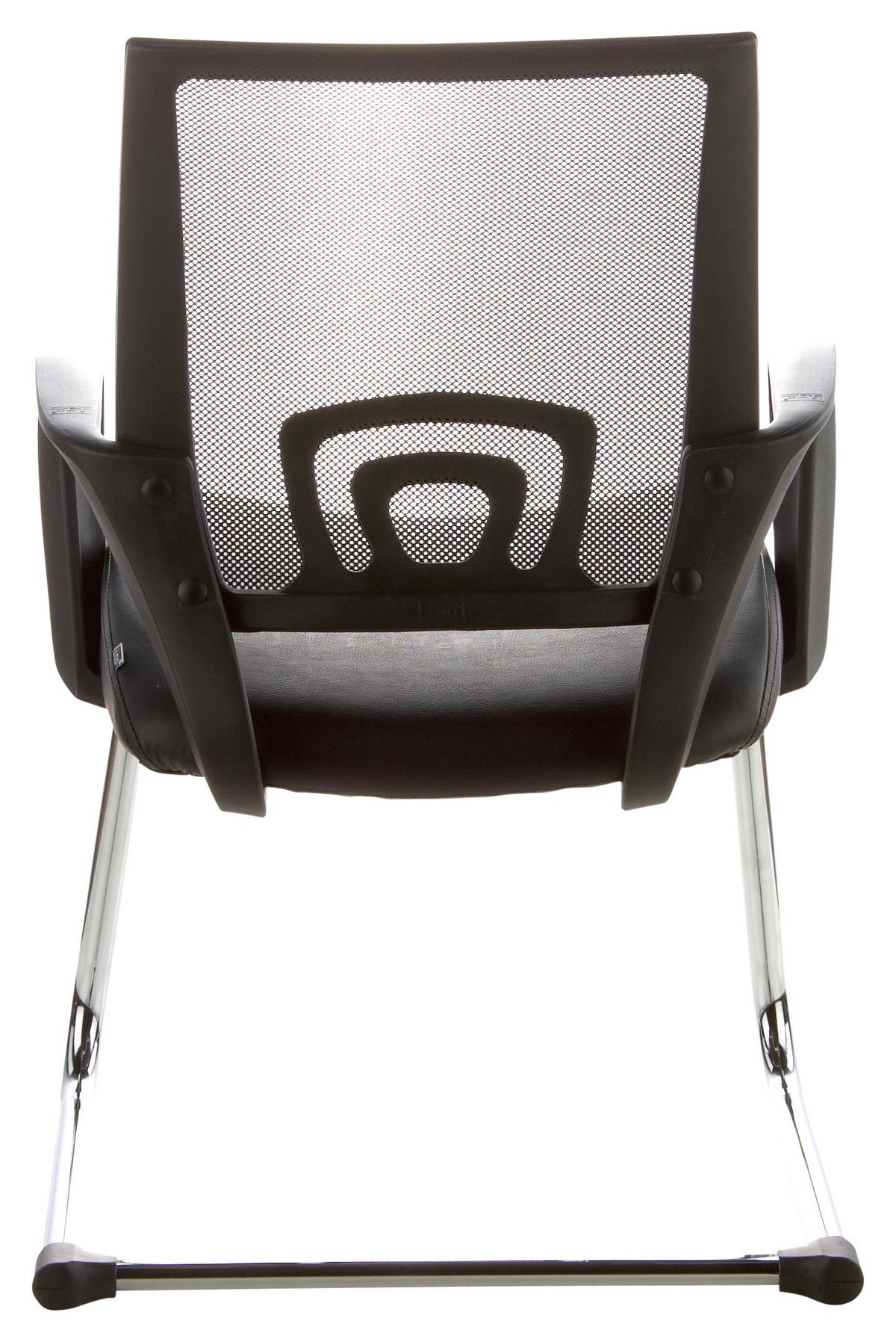 Konferenčni Stol Visto Net V, Črna - srebrne barve/črna, Basics, kovina/tekstil (57/98/52cm) - MID.YOU