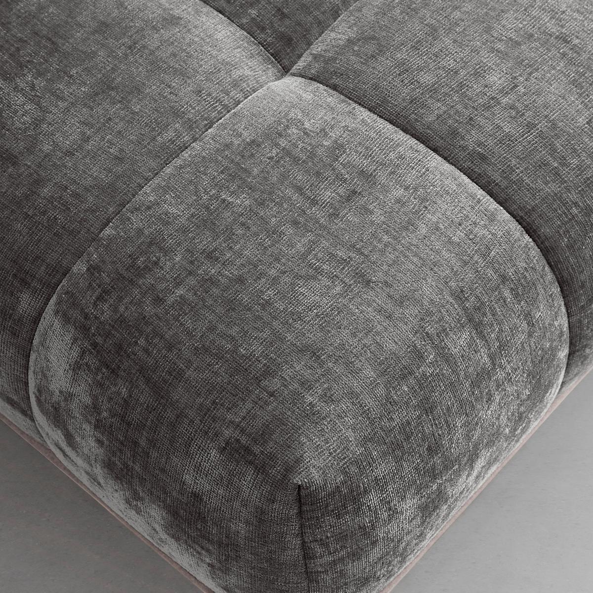 Ecksofa Morgan Grau - Schwarz/Grau, MODERN, Textil/Metall (184/67-87/262cm) - Mömax