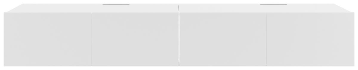 KOMODA NISKA NEWNIQ - biały, Design, materiał drewnopochodny (240/36,7/45cm) - Hom`in