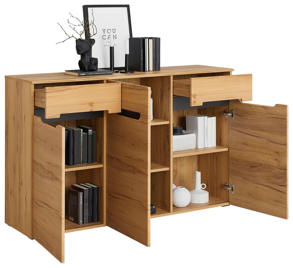 Komoda Alana Alana - Moderno, umetna masa/leseni material (139,6cm) - Mömax