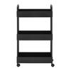 BADRUMSHYLLA SANDRO - svart, Modern, metall/plast (40/72/22cm) - Bessagi Home