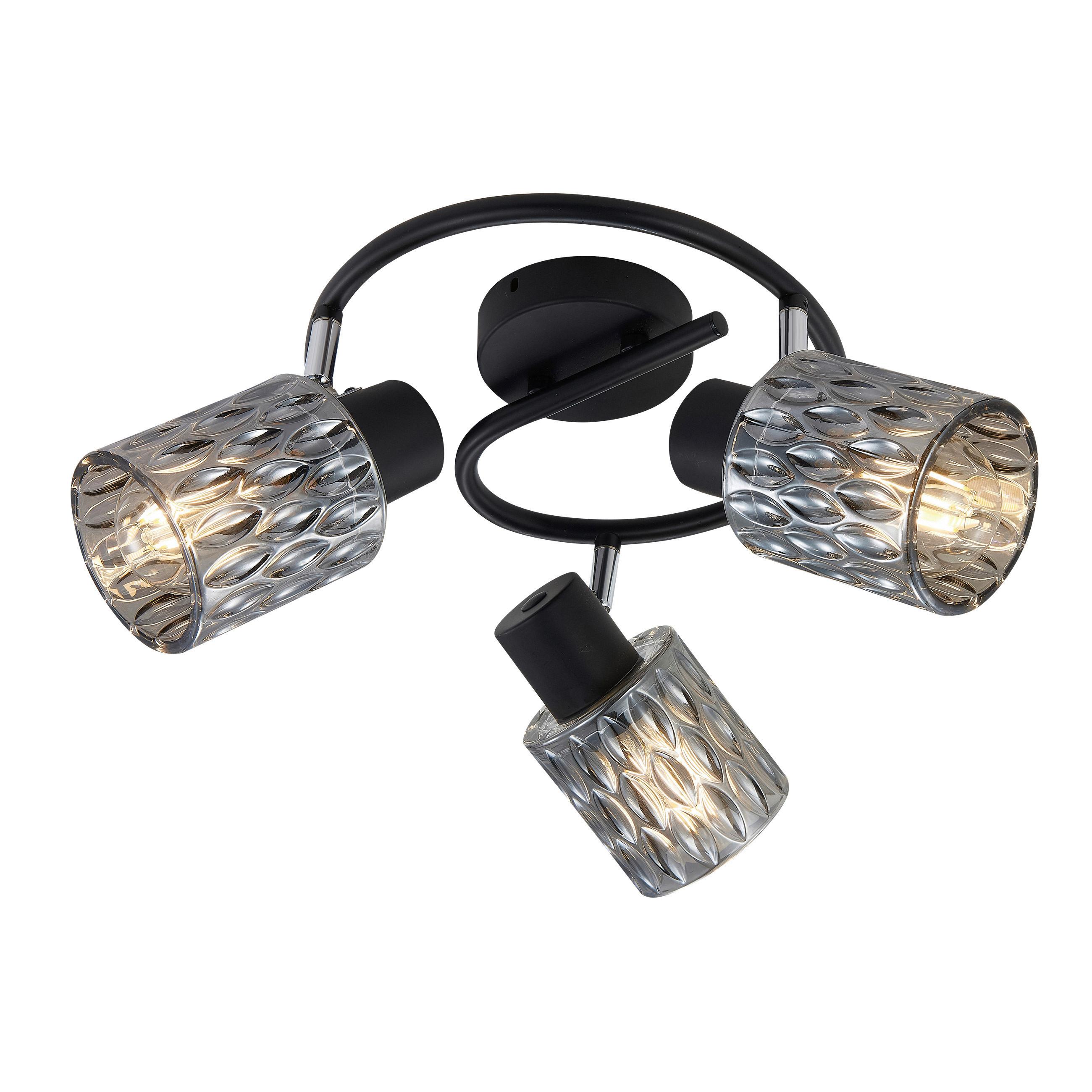 Reflektor Bill - crna, Konvencionalno, staklo/metal (44/44/19cm)
