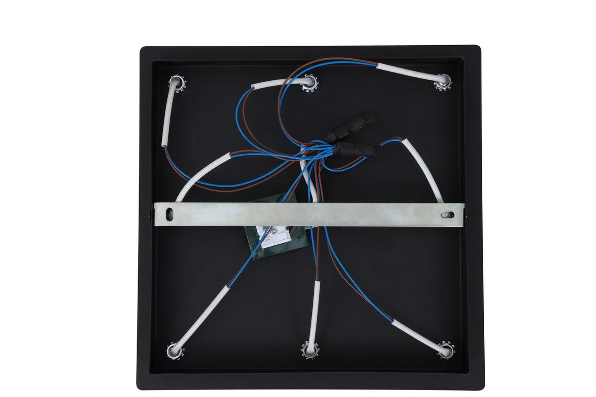 LAMPA WISZĄCA MURIEL - czarny, Trend, metal/szkło (31/31/55,5cm) - Novel