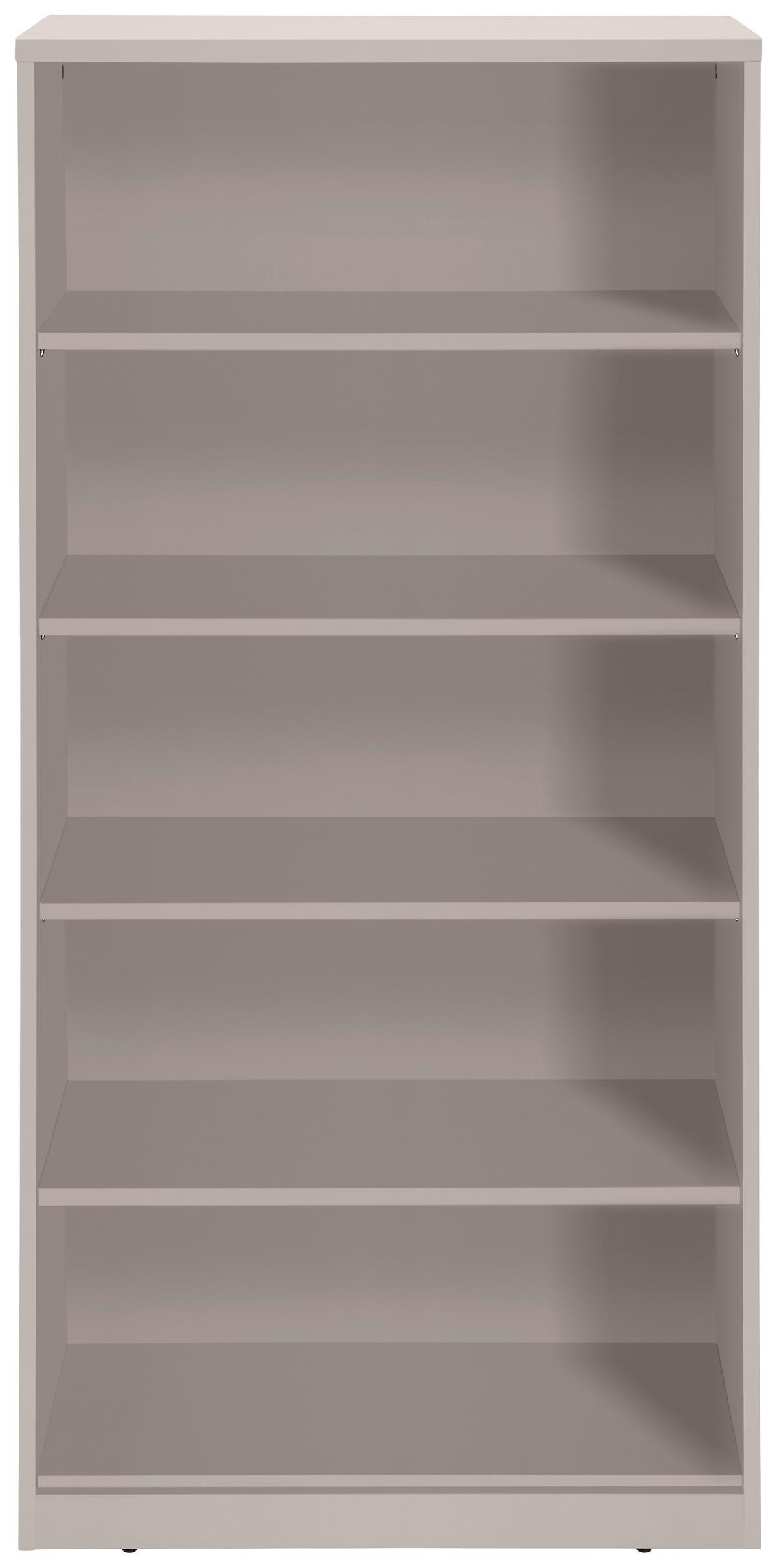 REGAŁ EASY - kaszmir/czarny, Basics, materiał drewnopochodny (72/148/36cm) - Xora
