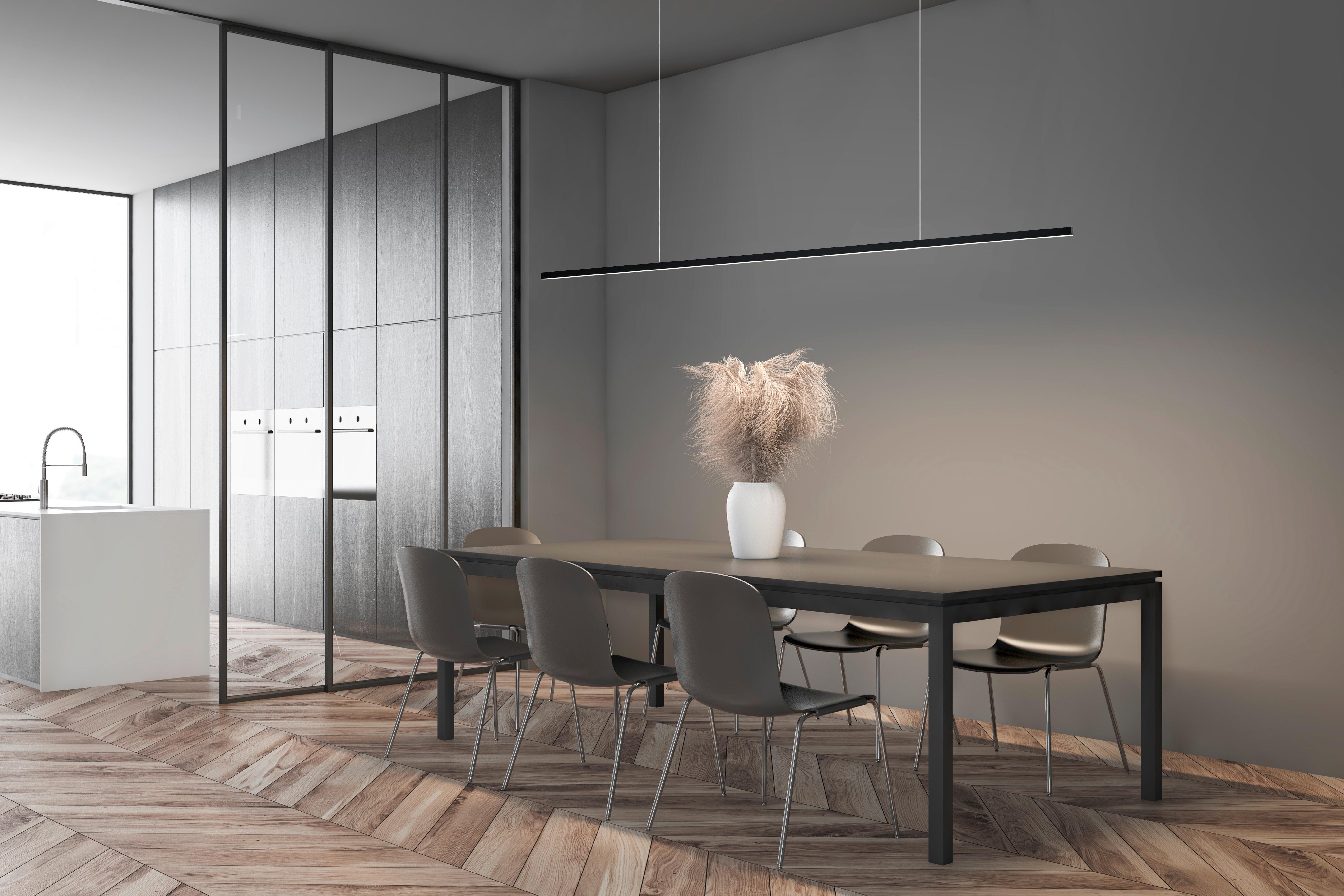 LAMPA WISZĄCA LED 16/2109.22 LOOPY - czarny, Design, metal (151/3/200cm) - Helestra
