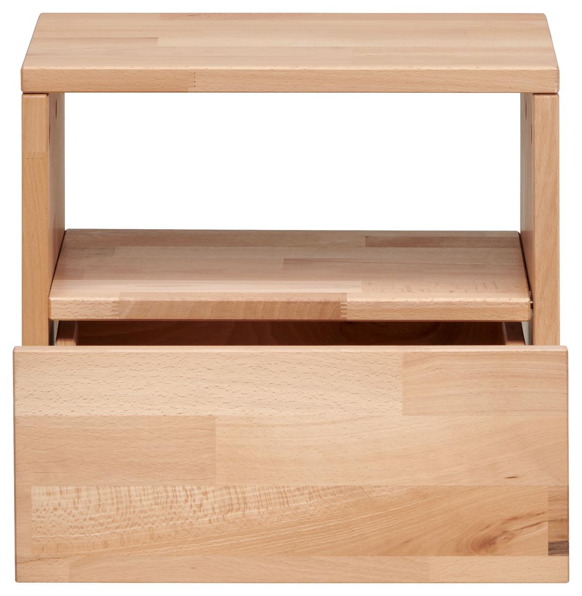 SZAFKA NOCNA PETER - buk twardzielowy, Natur, drewno (40/37/33cm) - MID.YOU