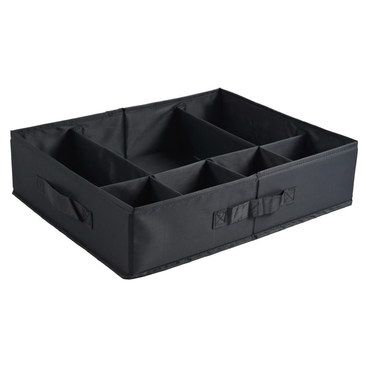 Schubladenbox Unit - S in Grau - Grau, KONVENTIONELL, Kunststoff/Textil (34,2/43,2/10,5cm) - Modern Living