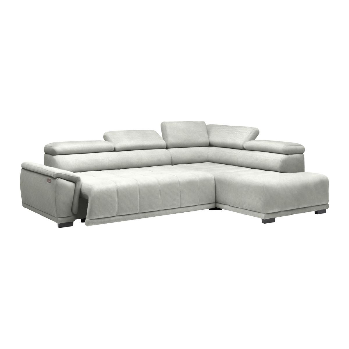 Ecksofa Gremoi Rechts Sandfarben - Sandfarben/Schwarz, MODERN, Kunststoff/Textil (283-206/77-100/106cm) - Premium Living