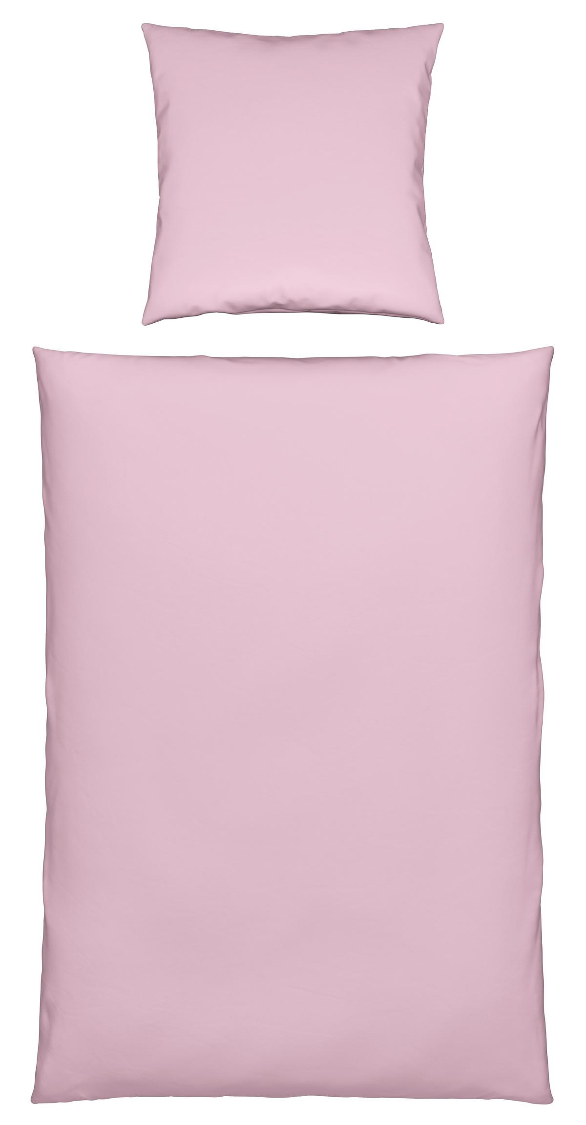 Bettwäsche Iris in Rosa ca. 135x200cm - Rosa, MODERN, Textil (135/200cm) - Modern Living