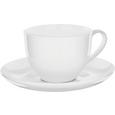 Kaffeetasse mit Untertasse Bonnie aus Keramik ca. 280ml - Weiß, MODERN, Keramik (0,28l) - Mömax modern living Kaffeetasse mit Untertasse Bonnie aus Keramik ca. 280ml - Weiß, MODERN, Keramik (0,28l) - Mömax modern living