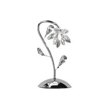 Kristall-Tischleuchte Chromfarben max. 3 Watt - Chromfarben, KONVENTIONELL, Glas/Metall (20/35cm)