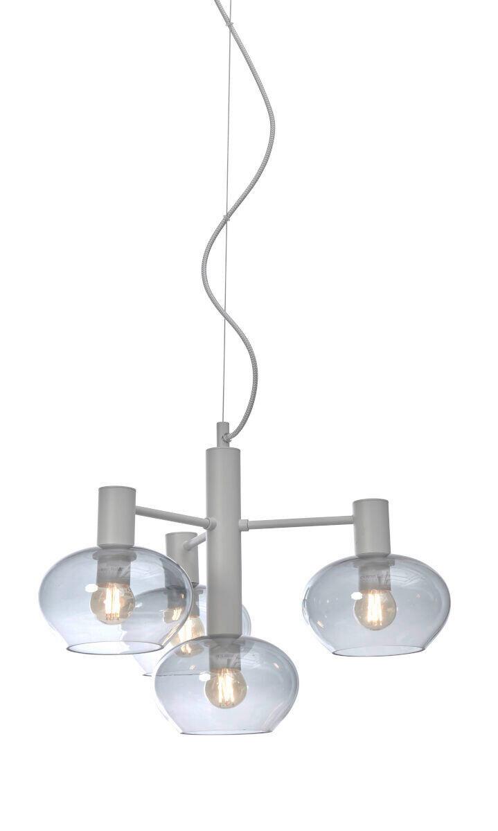 Függőlámpa Bologna - világosszürke, Trend, üveg (43/34cm) - It's about Romi
