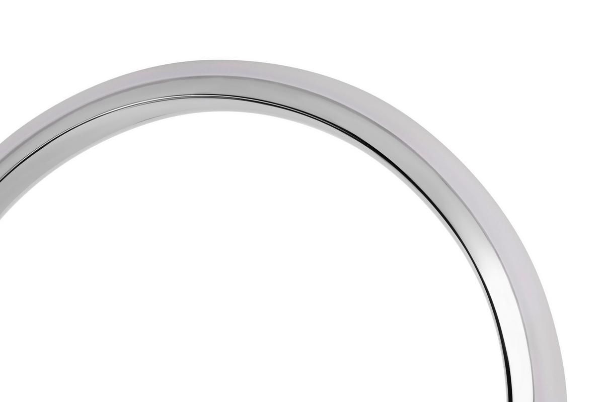 LAMPA SUFITOWA LED AUSTIN *SBN* - kolor srebrny, Trend, tworzywo sztuczne/metal (58/22cm) - Novel