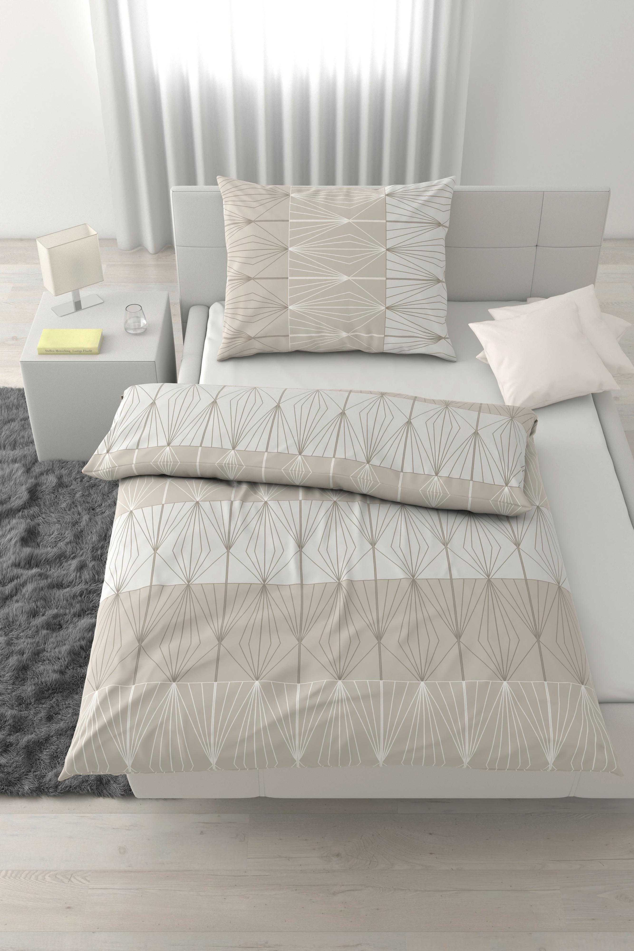 Posteljina Dubai 140x200/60x80cm - boje sedefa, tekstil (140/200cm) - Mömax