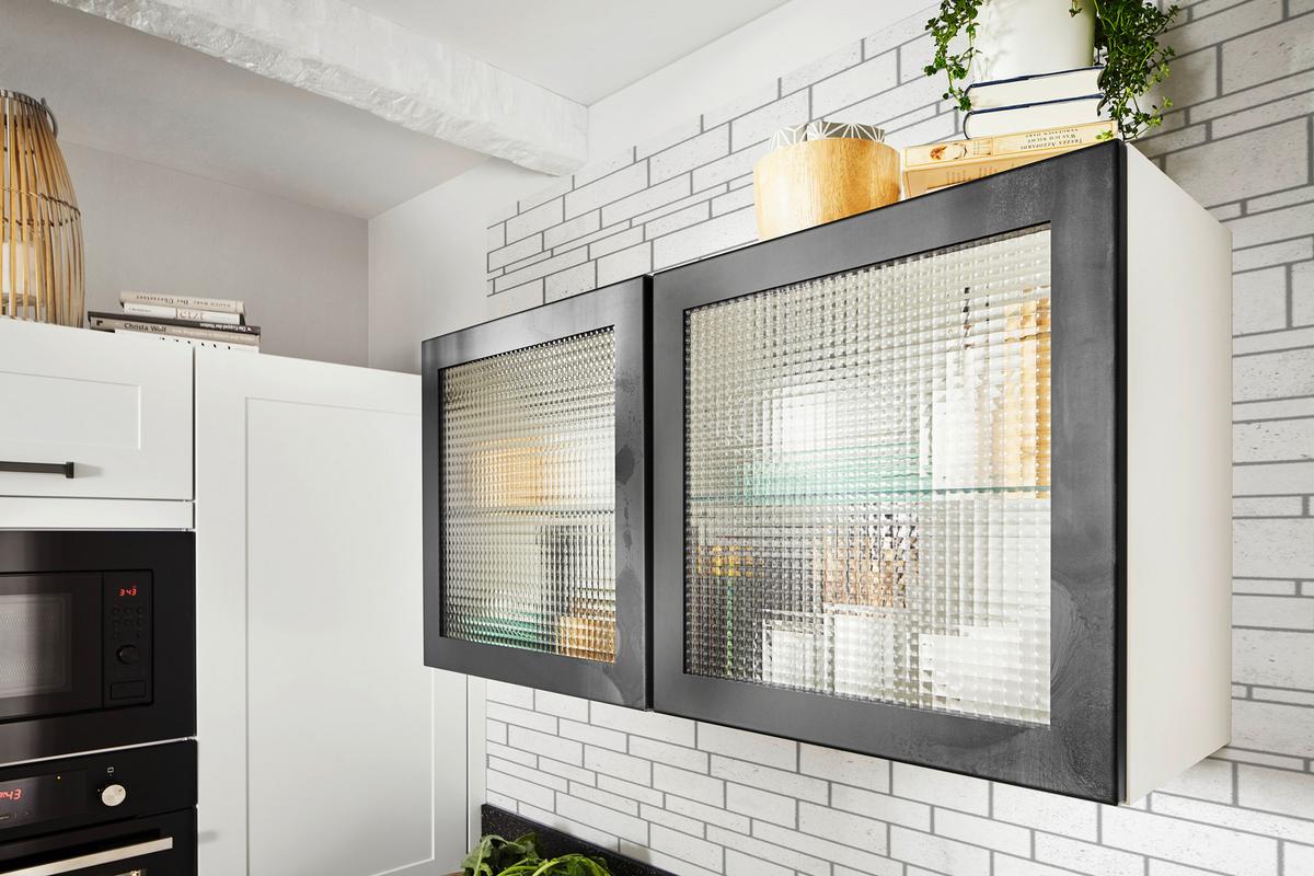 Einbauküche Venta in Weiß - Weiß, MODERN, Holzwerkstoff - Nolte Küchen