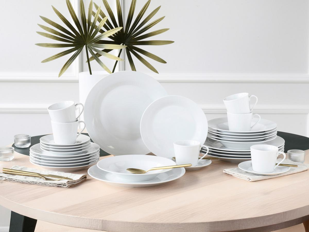 Kombinirani Servis Base, 30-Delni - bela, Basics, keramika - Creatable