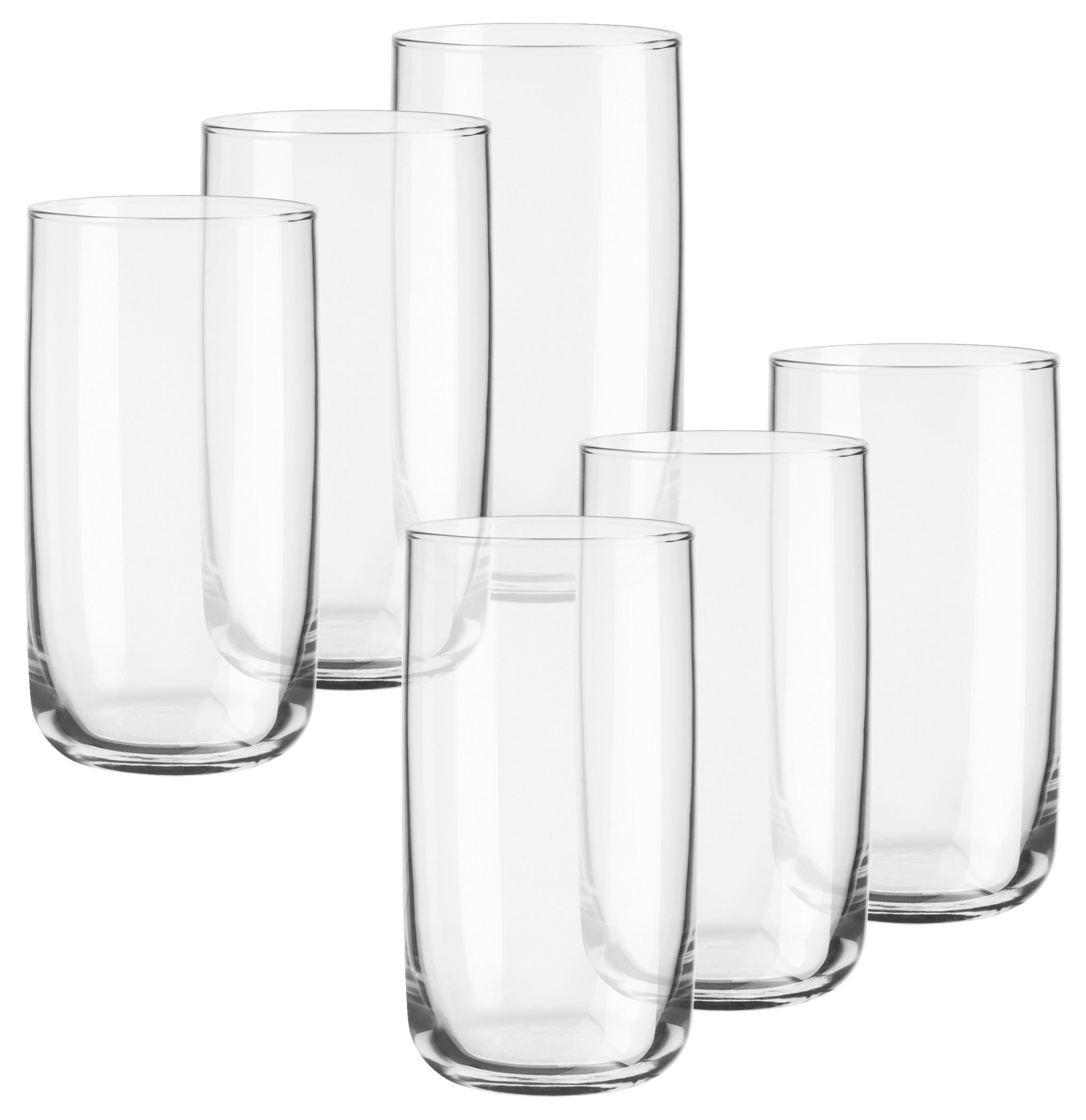 Gläserset Iconic ca. 365ml 6-teilig - Transparent, Trend, Glas (365ml) - Mäser