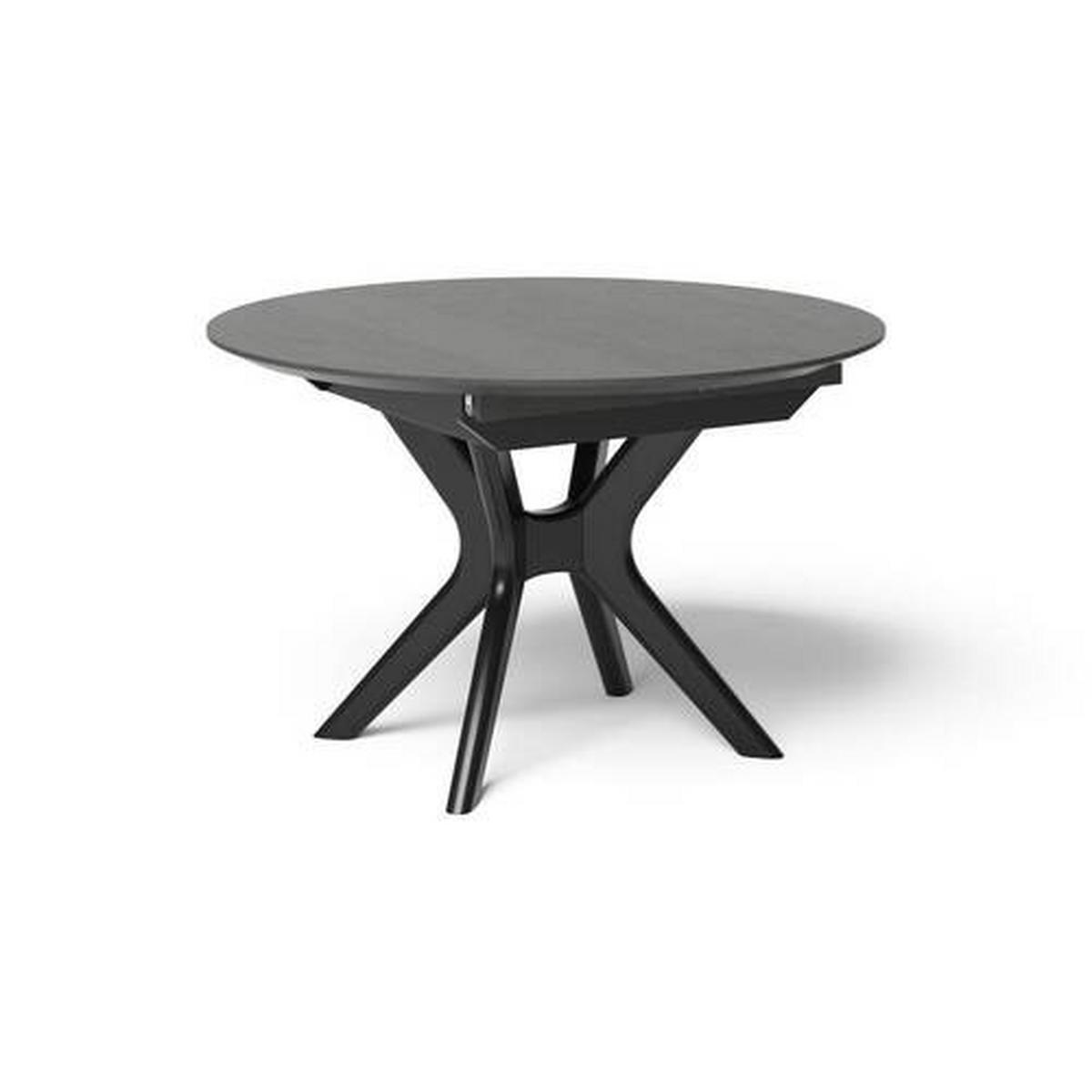 STÓŁ DO JADALNI TWIST JOOP! - antracytowy/czarny, Design, materiał drewnopochodny/drewno (120-160/120/75cm) - Joop!