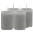 Votivkerze Lia in Grau - Grau, MODERN (4/5,5cm) - MÖMAX modern living