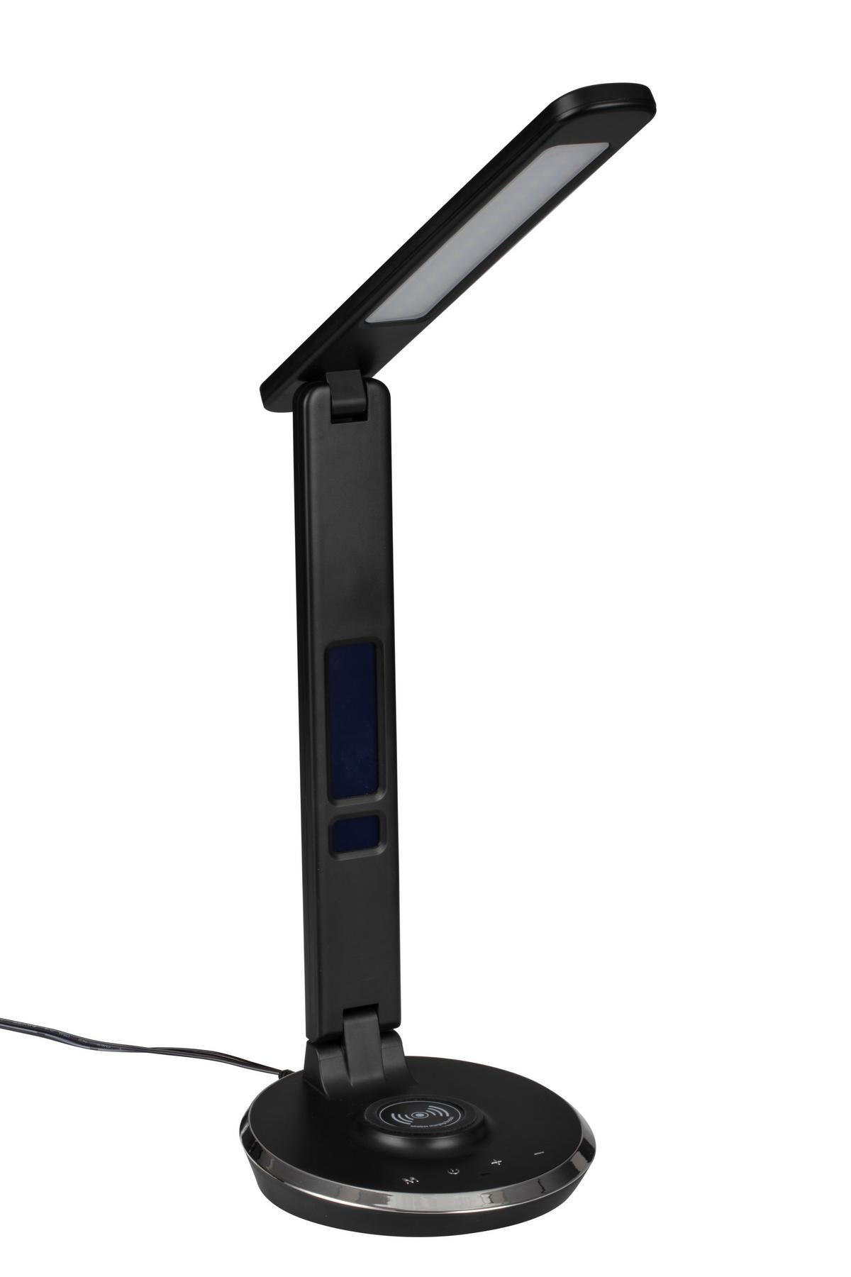 LAMPA BIURKOWA NEW CHARGE - czarny, Konventionell, tworzywo sztuczne (28/16/48,8cm) - Novel