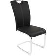 Scaun Cu Cadru Tip Sanie Conny - alb/culoare crom, Modern, metal/textil (44/96,5/59cm) Scaun Cu Cadru Tip Sanie Conny - alb/culoare crom, Modern, metal/textil (44/96,5/59cm)