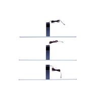 Lampă aplicată SLIMLINE - negru, Modern, plastic (60cm)