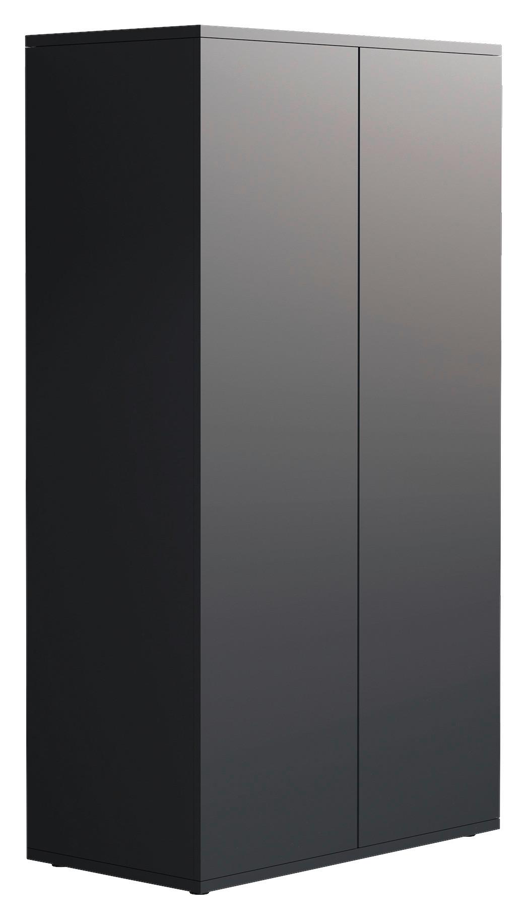 Kommode DALOSA Anthrazit ca. 60x108x32 cm - Anthrazit, MODERN, Holzwerkstoff/Kunststoff (60/108/32cm) - MID.YOU