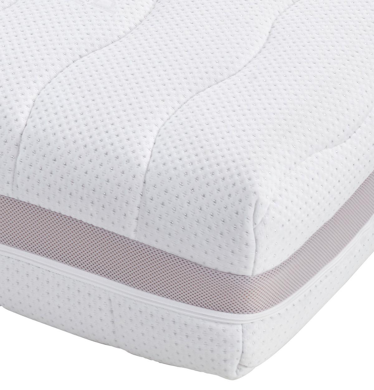 Ležišče Z Žepkastim Vzmetenjem Gelfeel Deluxe, 90x200 - bela, Konvencionalno, tekstil (90/200cm) - Primatex Deluxe