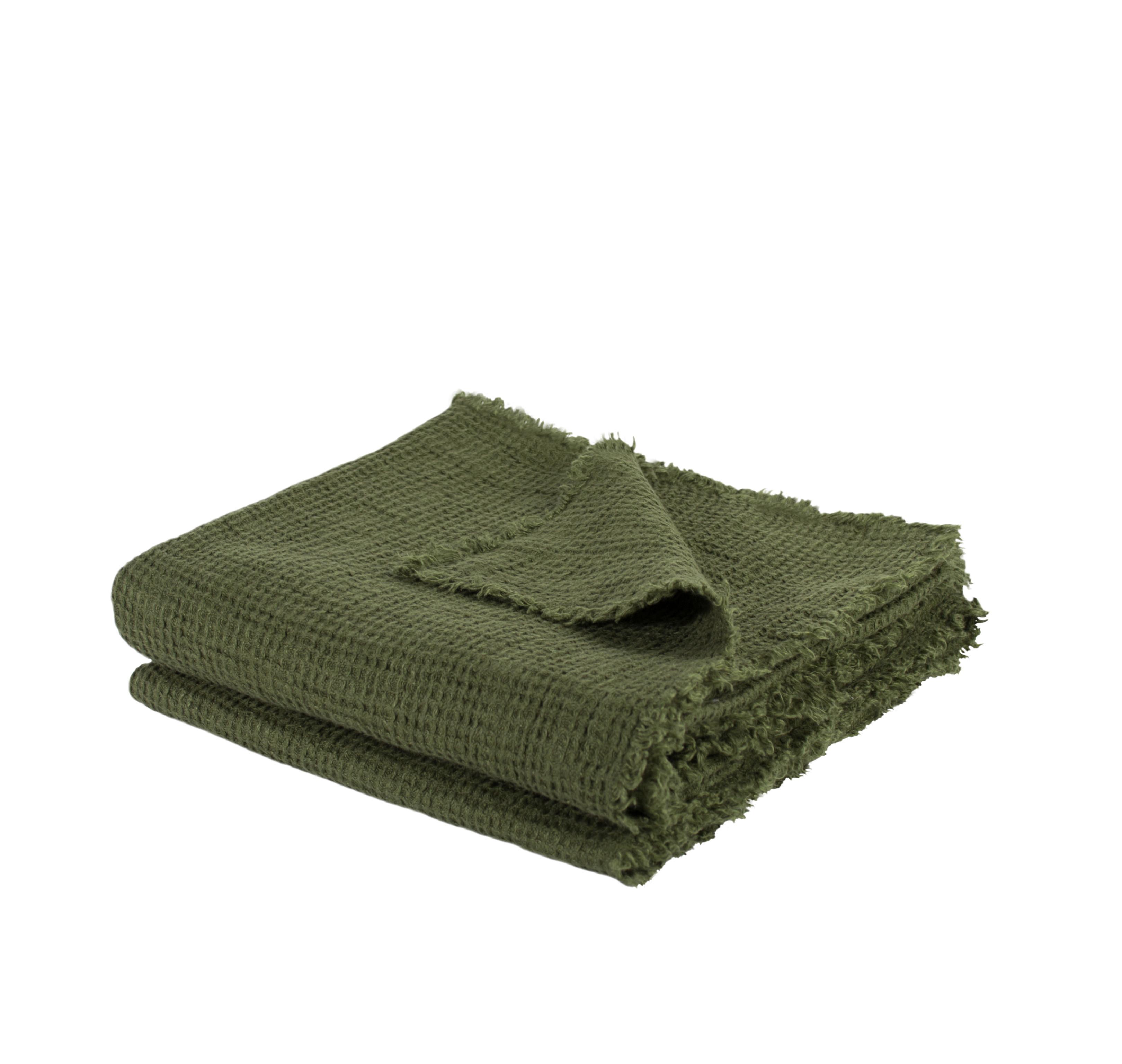 PLED 100350 HONEYBEE - ciemnozielony, Basics, tkanina (130/180cm) - Zoeppritz