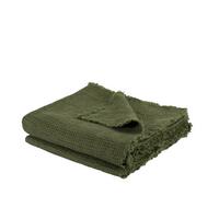 PLED 100350 HONEYBEE - ciemnozielony, Basics, tkanina (130/180cm) - Zoeppritz