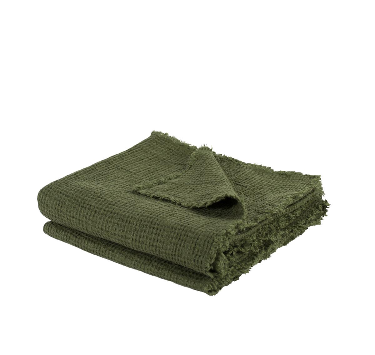 PLED 100350 HONEYBEE - ciemnozielony, Basics, tkanina (130/180cm) - Zoeppritz