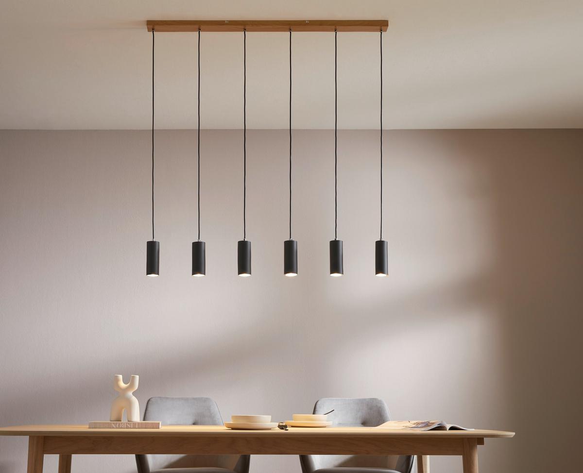Hängeleuchte Robby Graphitfarben max. 25 Watt - Graphitfarben, Design, Metall (115/6/120cm) - Globo