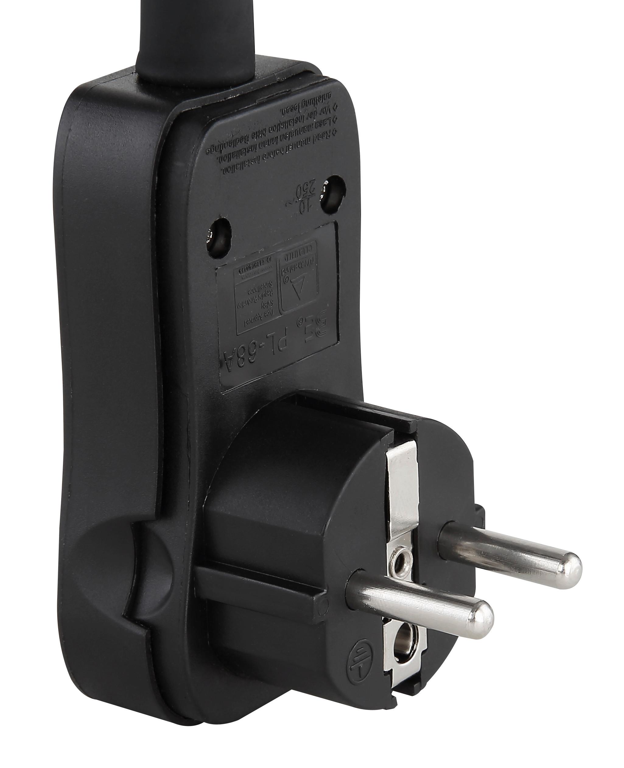 Wandleuchte Robby in Schwarz/Nickelfarben max. 25W - Schwarz/Nickelfarben, Basics, Kunststoff/Metall (5,5/32/43cm) - Globo