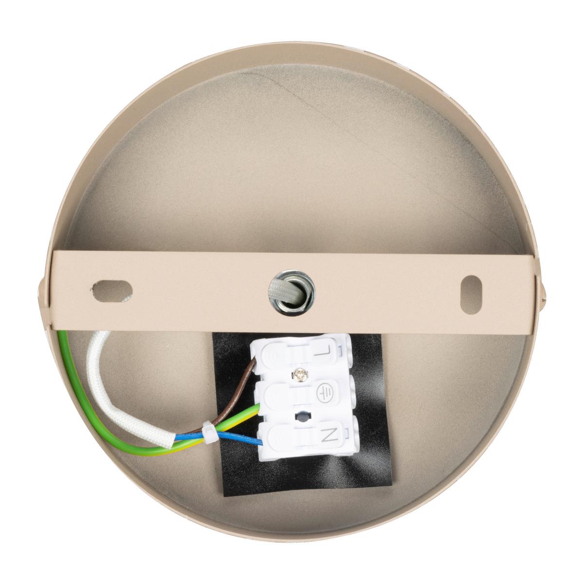 LAMPA SUFITOWA COVENTRY *SBN* - kolor piaskowy, Konventionell, metal (25/23,5cm) - Novel