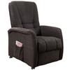 Relaxsessel Harry Dunkelbraun Nylon/Struktur - Dunkelgrün/Dunkelbraun, Design, Kunststoff/Textil (77/107/88cm) - Livetastic