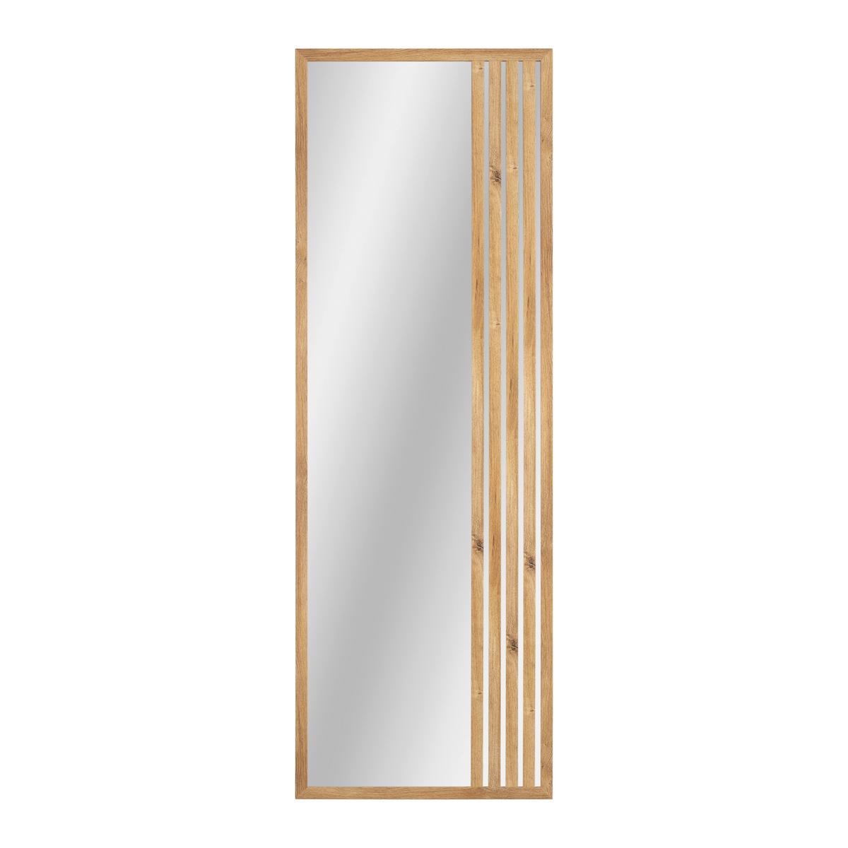 Wandspiegel Arko Stripes I Eichefarben ca. 152x52cm - Eichefarben, MODERN, Glas/Kunststoff (152/52/1,63cm) - Mömax