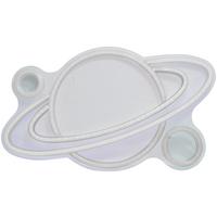 LED-Dekoleuchte Erdio Weiß max. 5 Watt - Weiss/Transparent, Konventionell, Kunststoff (40/27,5/1,9cm) - Mömax