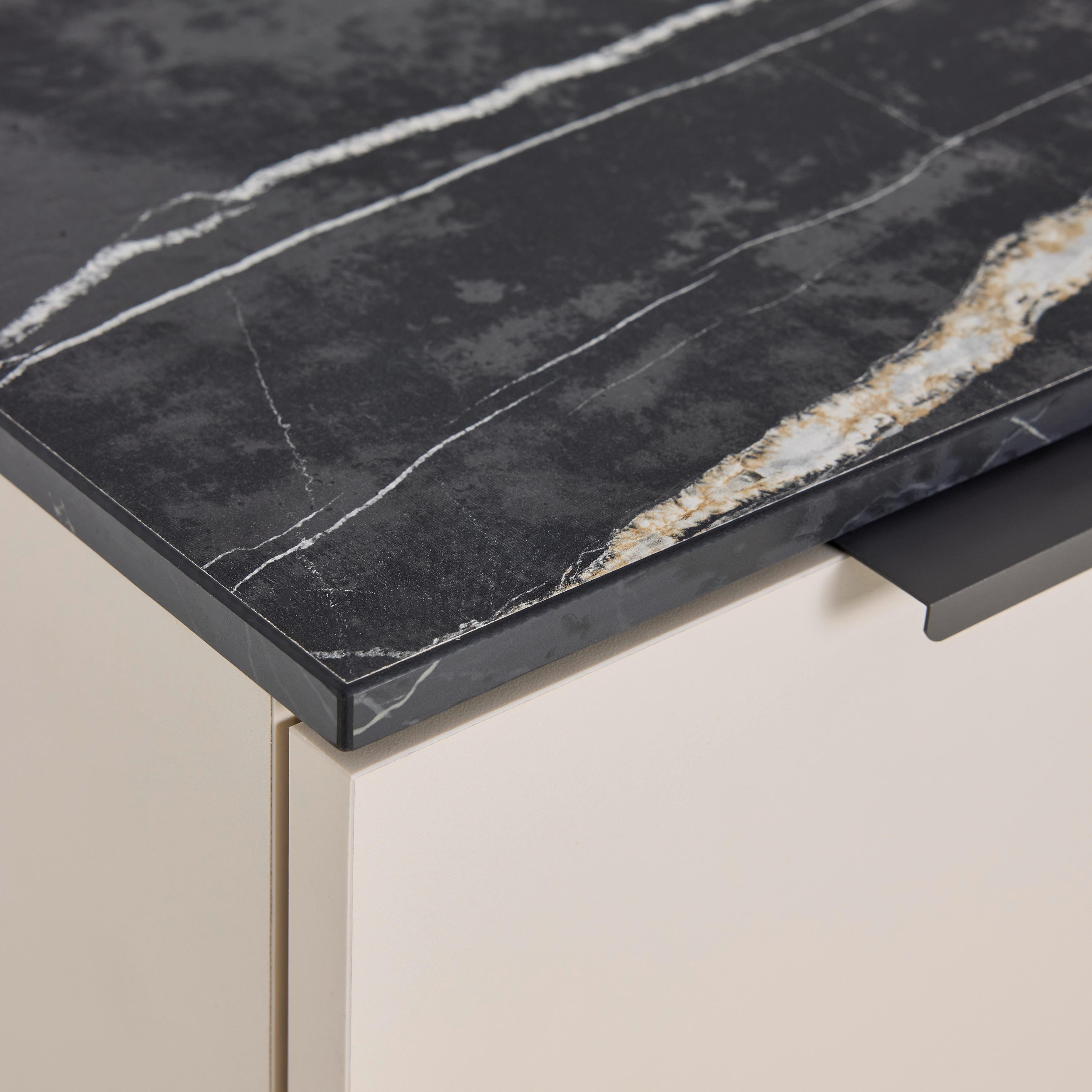 TVÄTTSTÄLLSUNDERSKÅP LIANA -EXKLUSIV- - antracit, Modern, metall/trämaterial (70/59/35cm) - Mömax