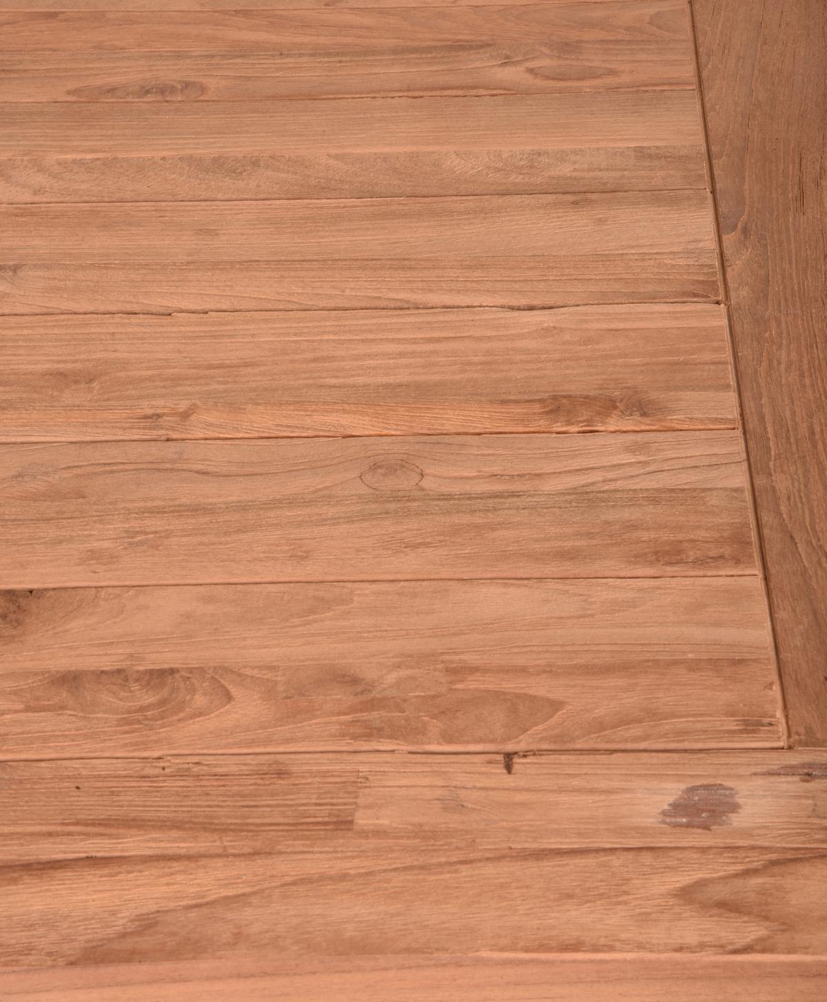 Gartentisch Kisar Teak - Braun, Basics, Holz (220,5/100/75cm) - Gardenson