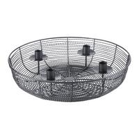 Kerzenhalter Matilda in Schwarz - MODERN, Metall (36/8cm)