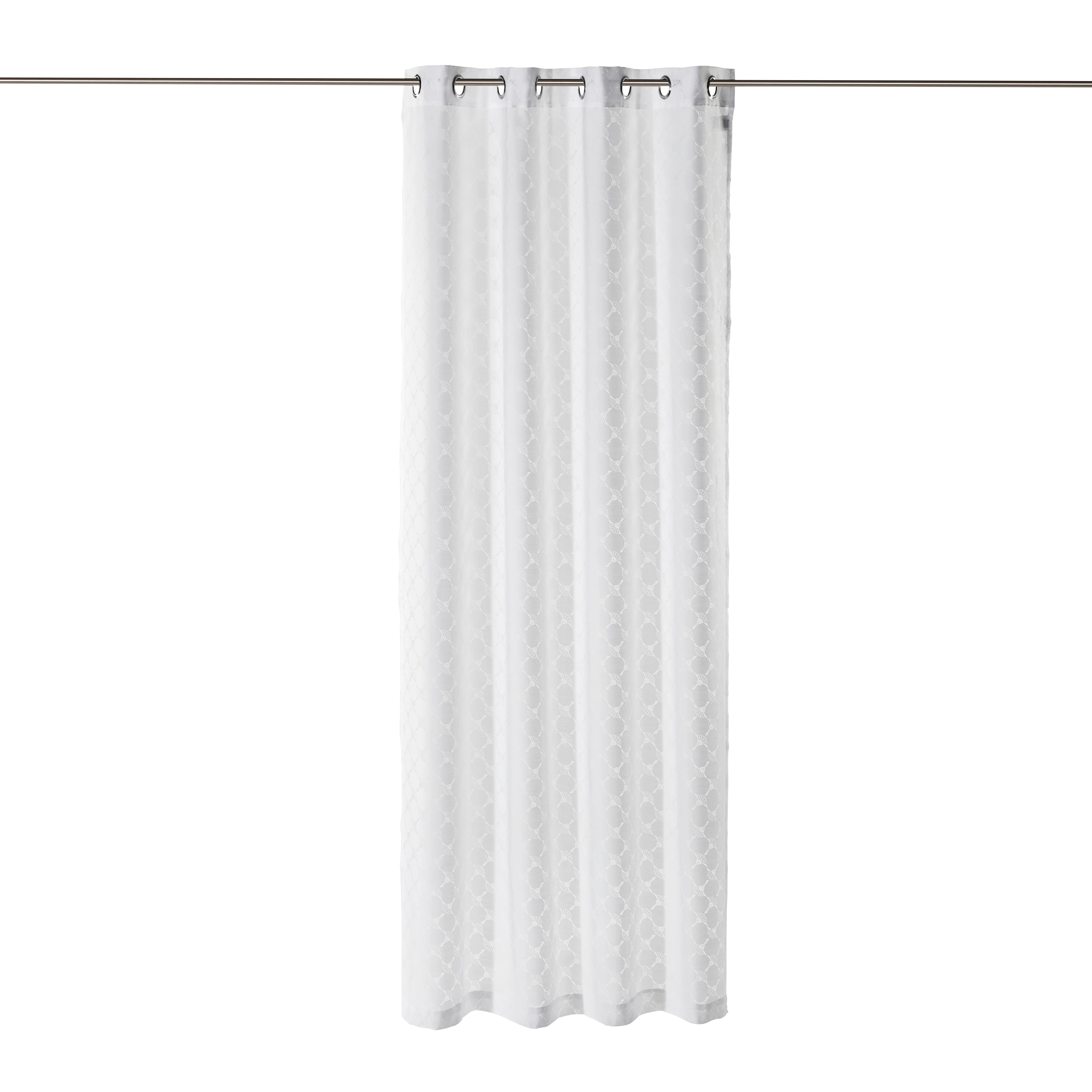 ZASŁONA NA PRZELOTKACH J-CORNISH JOOP! - biały, Design, tkanina (140/250cm) - Joop!