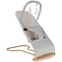 BUJAK WOODY - kolor dębowy/jasnoszary, Trend, tworzywo sztuczne/metal (67/39/40cm) - Jimmylee