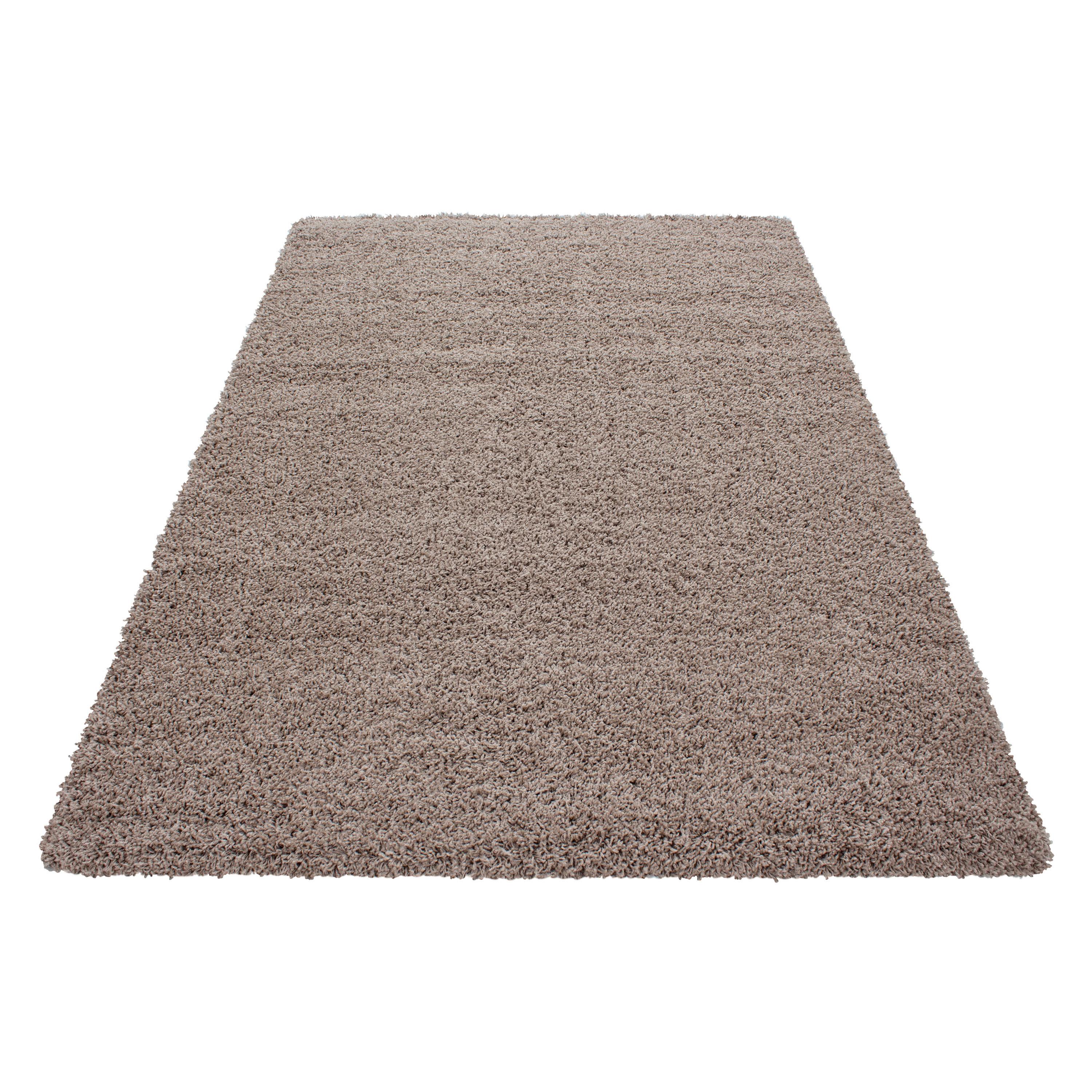 Hochflorteppich Life Beige Braun/Beige ca. 240x340cm - Beige/Braun, Trend, Textil (240/340cm) - Novel