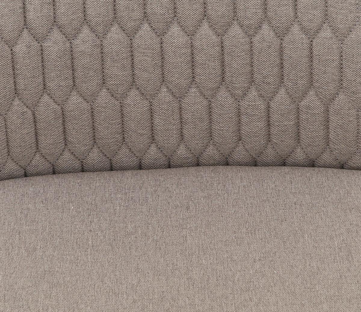 Stolica Erika - smeđa/crna, Basics, metal/tekstil (44/99/59cm) - Modern Living