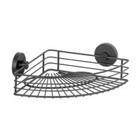 REGAŁ PRYSZNICOWY VACUUM-LOC - czarny, Basics, metal (35/9/22,5cm) - Wenko