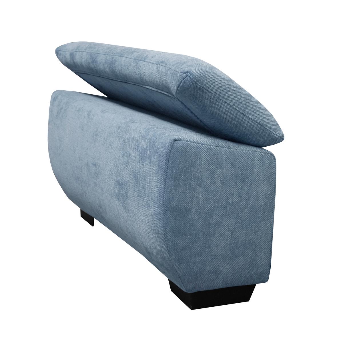 Kutna Garnitura Bellagio - plava/crna, Moderno, karton/drvni materijal (328/198cm) - Modern Living