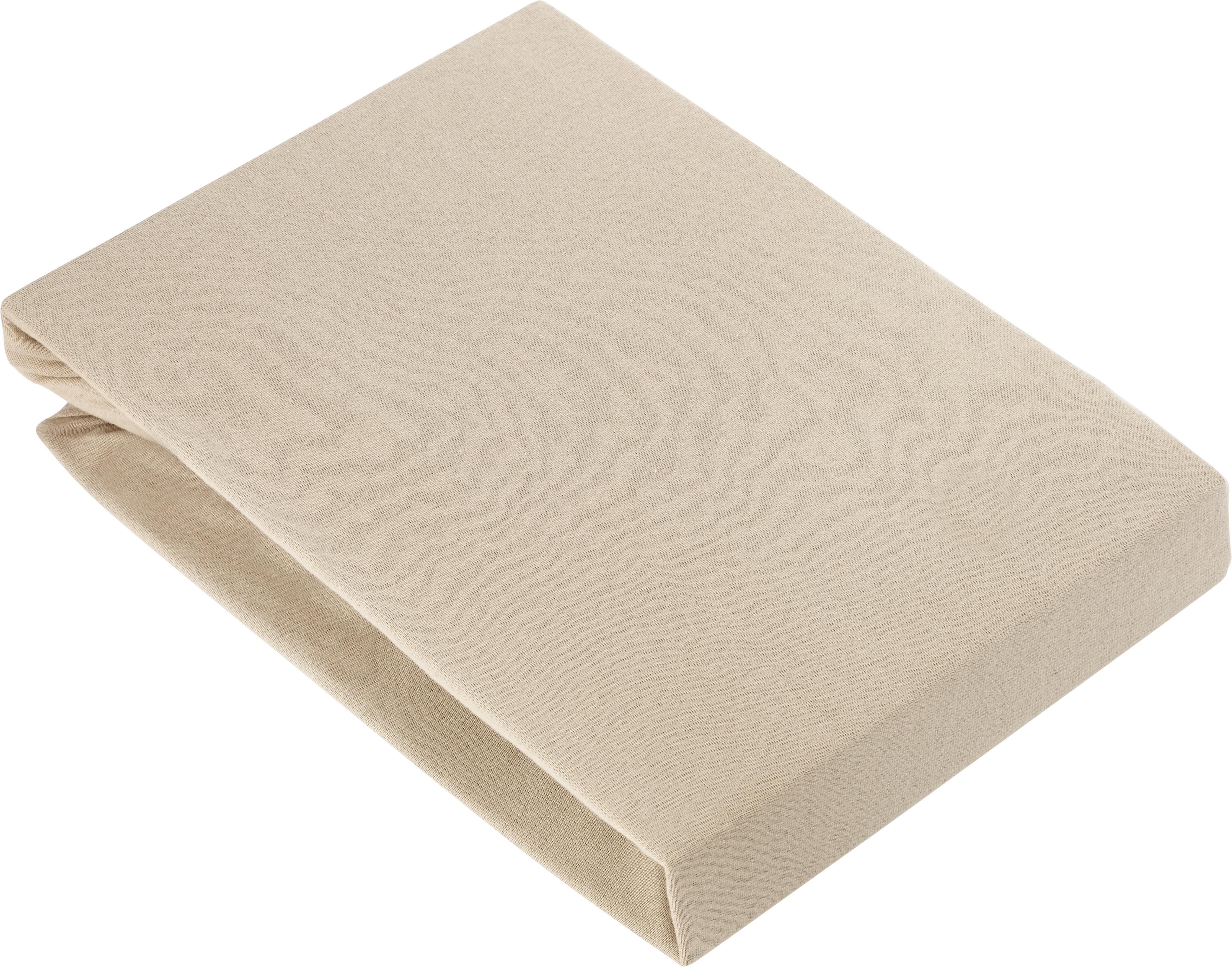 FIXLEINTUCH BASIC - Taupe, Textil (150/200cm) - Modern Living